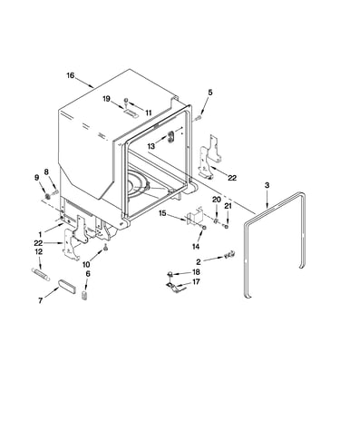 Tub and frame parts