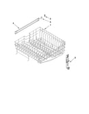 Upper rack and track parts