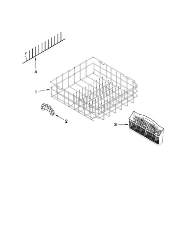 Lower rack parts