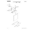 Maytag MDC4809AWW2 door and panel parts diagram