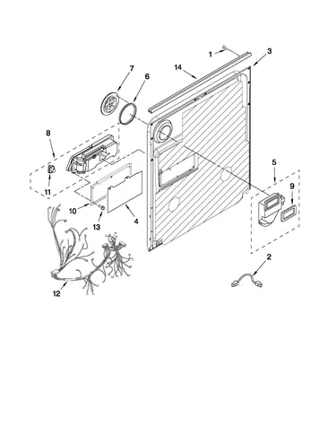 Inner door parts
