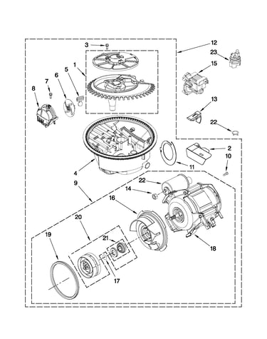 Pump and motor parts
