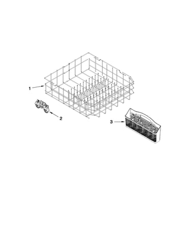 Lower rack parts