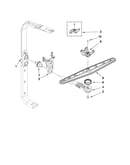 Upper wash and rinse parts