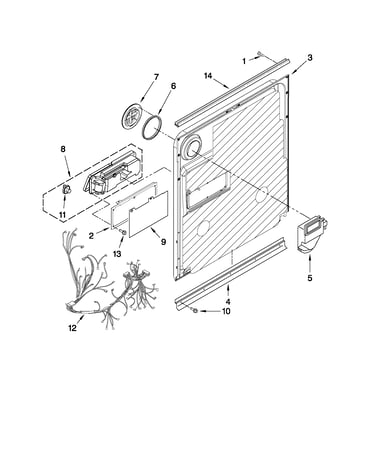Inner door parts