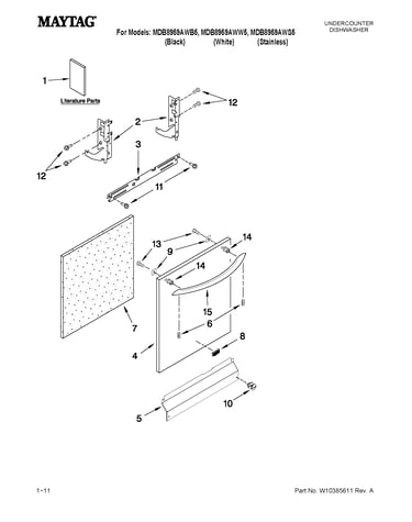Door and panel parts
