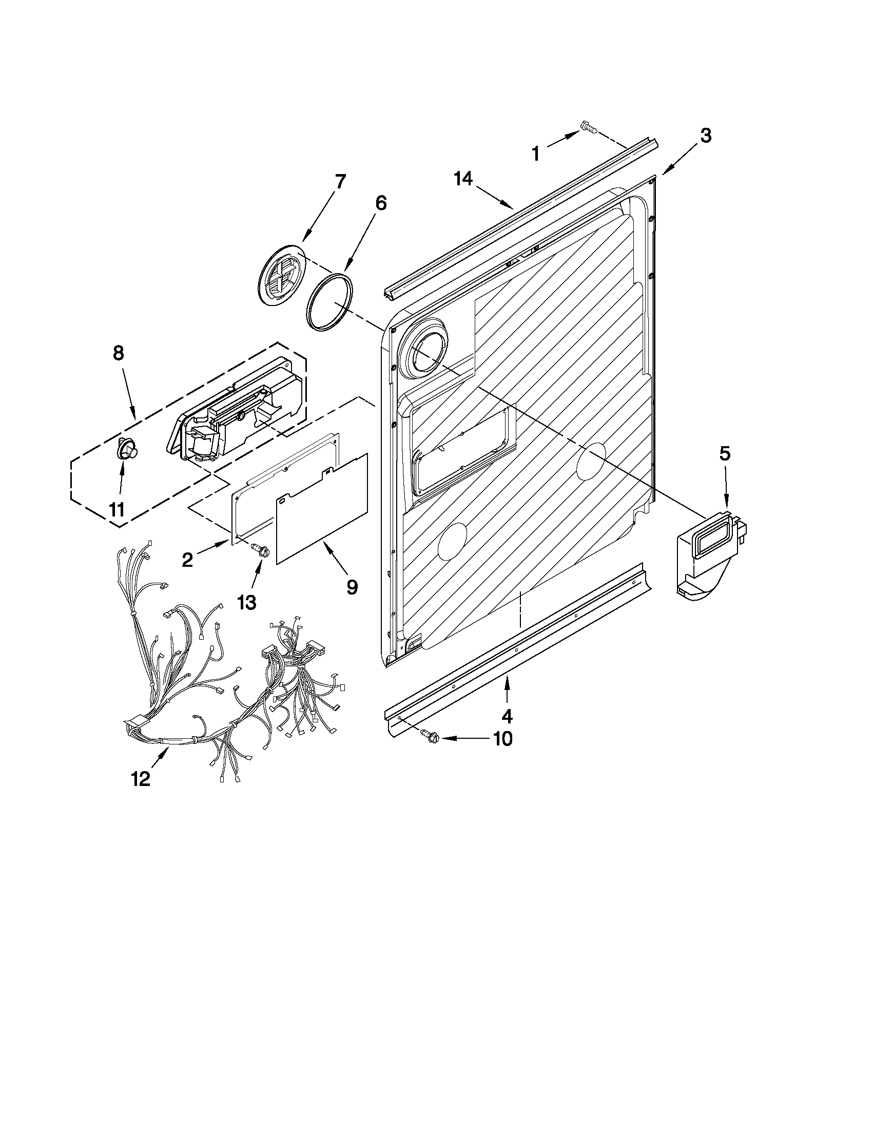 Inner door parts