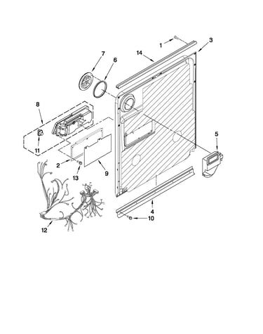 Inner door parts