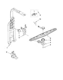 Upper wash and rinse parts