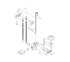 Maytag MDBH979AWW4 fill, drain and overfill parts diagram