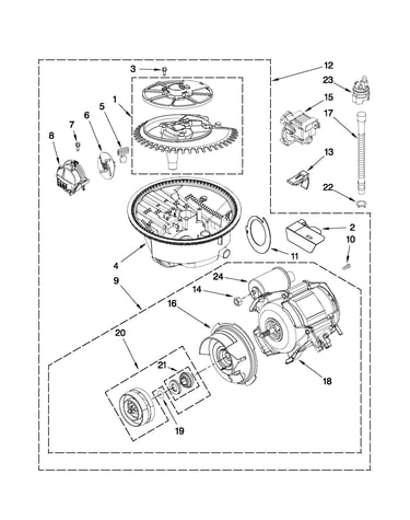 Pump and motor parts