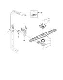 Upper wash and rinse parts