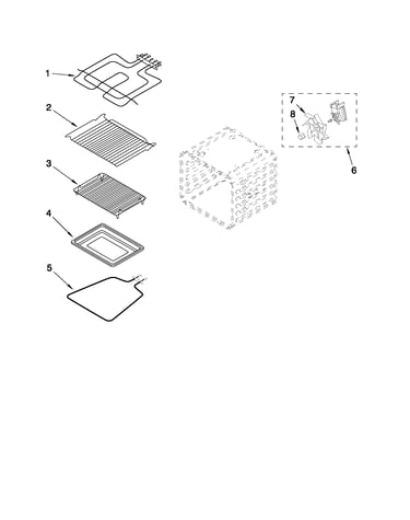 Internal oven parts