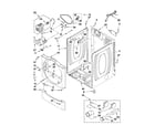 Whirlpool WGD9050XW1 cabinet parts diagram