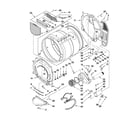 Whirlpool WGD9050XW1 bulkhead parts diagram