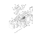 Whirlpool 7MWGD7800XW0 cabinet parts diagram