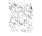 Whirlpool YWED9250WL2 bulkhead parts diagram
