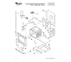 Whirlpool RBD275PVB03 lower oven parts diagram