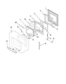 Oven door parts