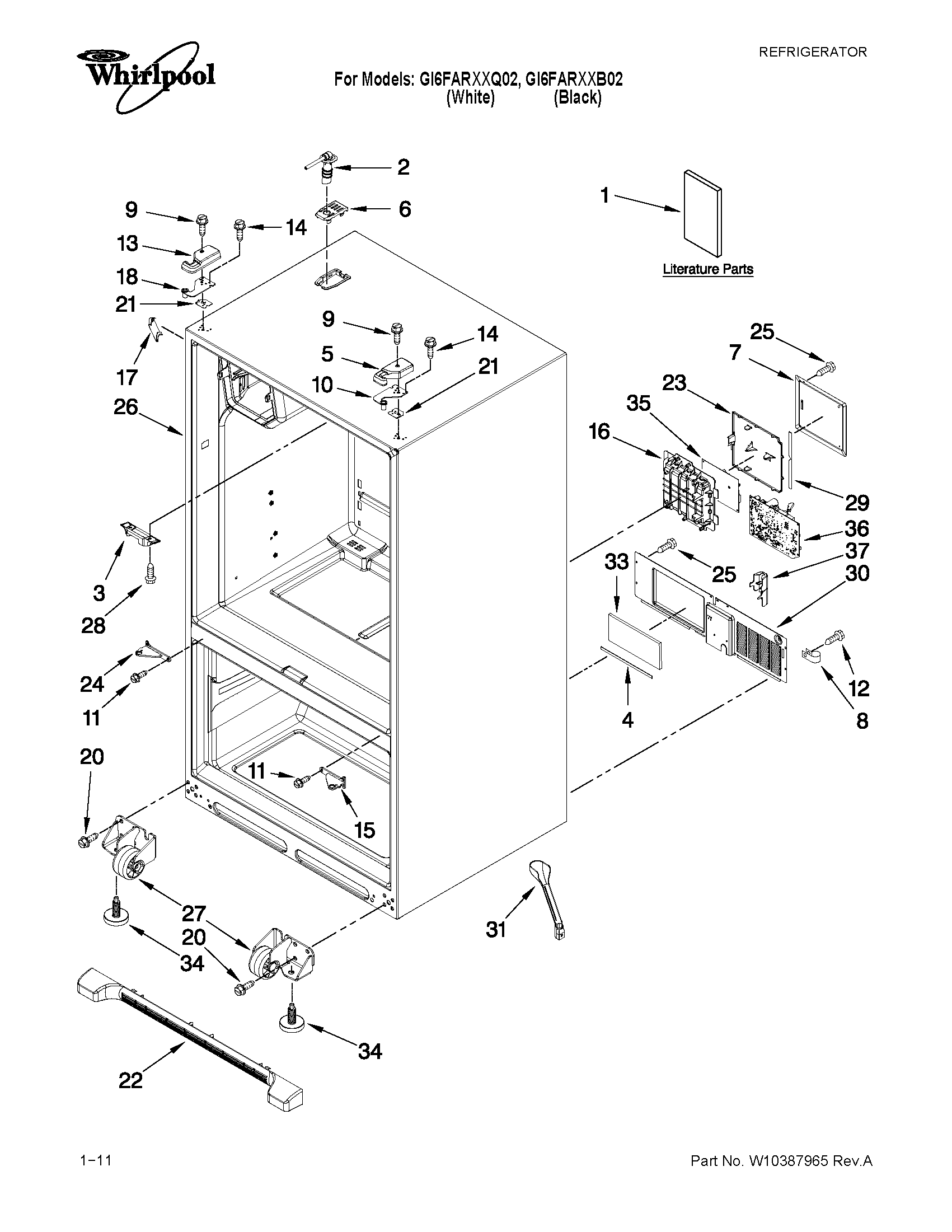 Cabinet parts