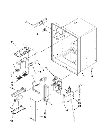 Refrigerator liner parts