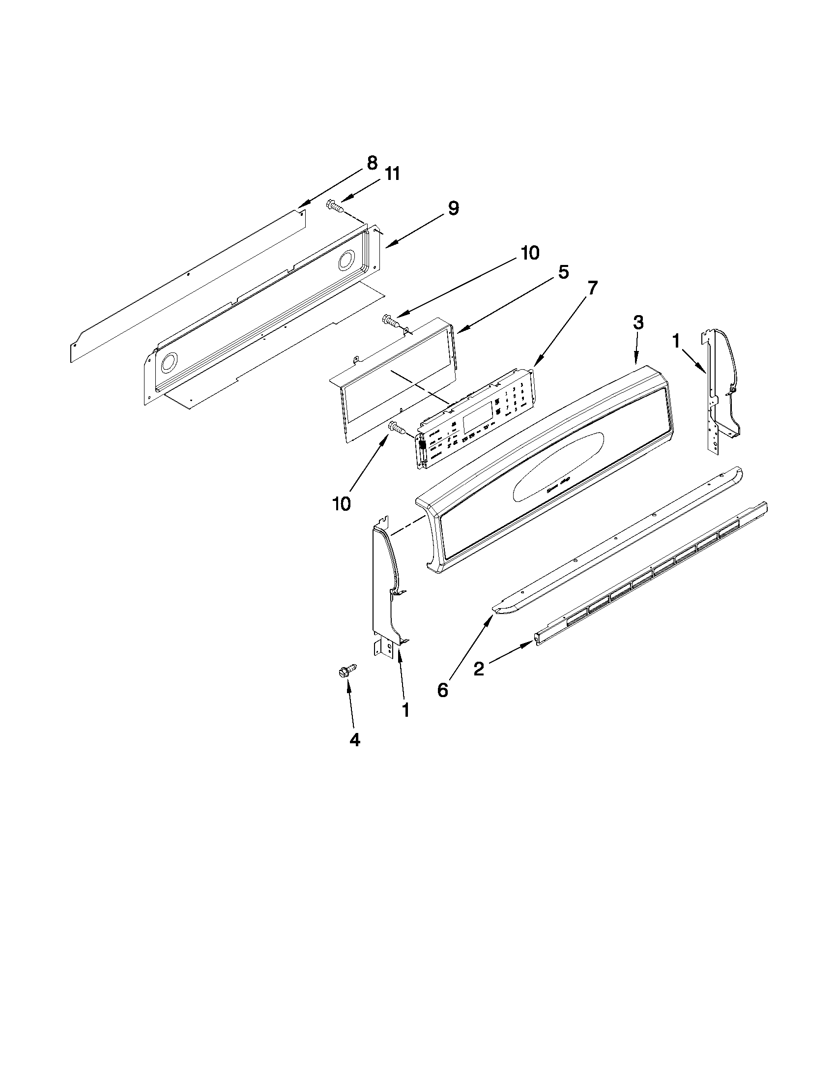 Control panel parts