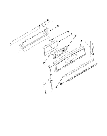 Control panel parts
