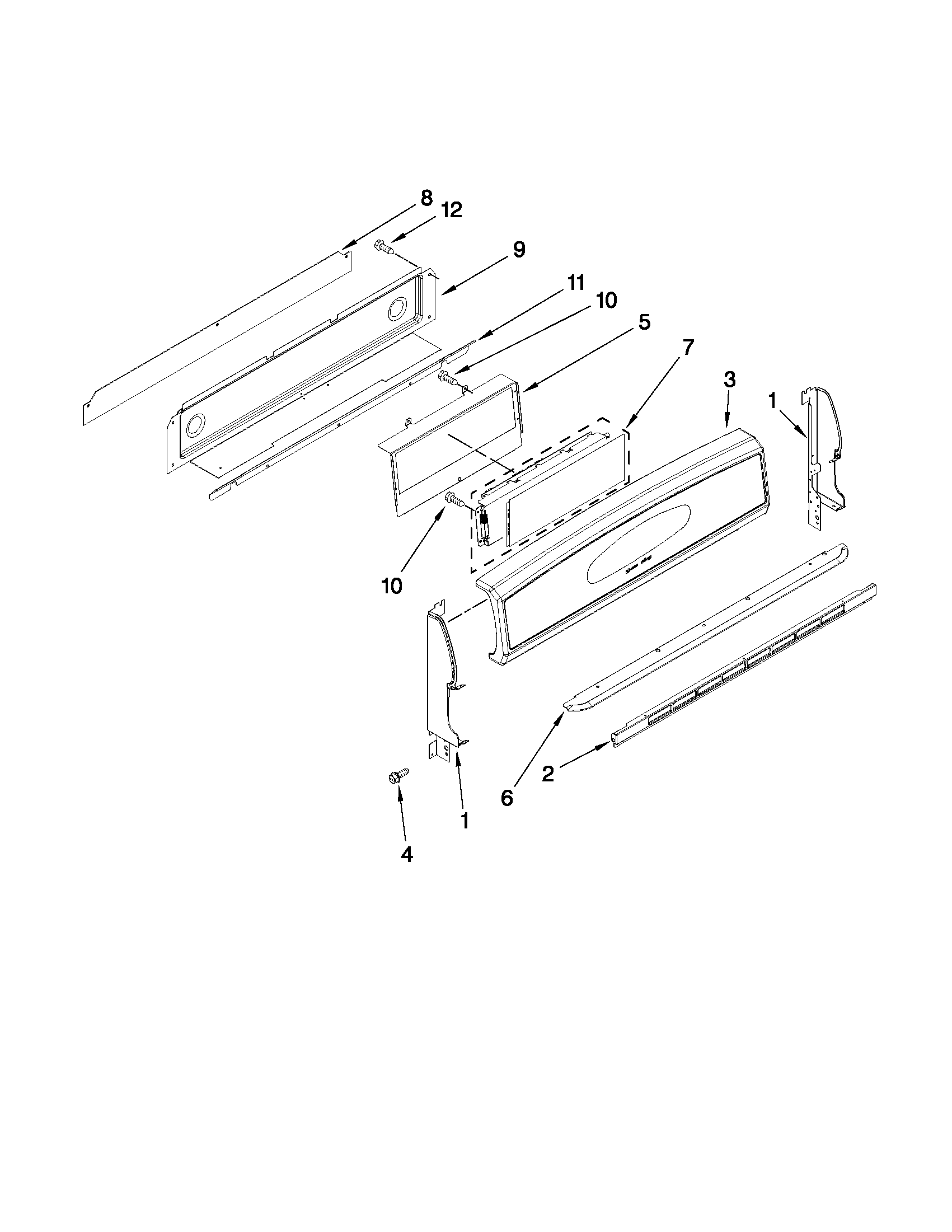 Control panel parts