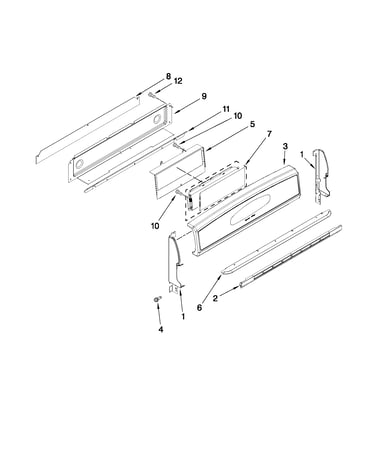 Control panel parts