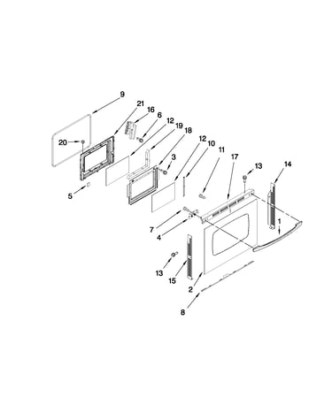 Lower door parts