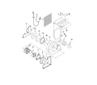 Jenn-Air JES9800CAF00 blower assembly parts diagram