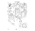 Maytag MDE25PDAYW0 cabinet parts diagram