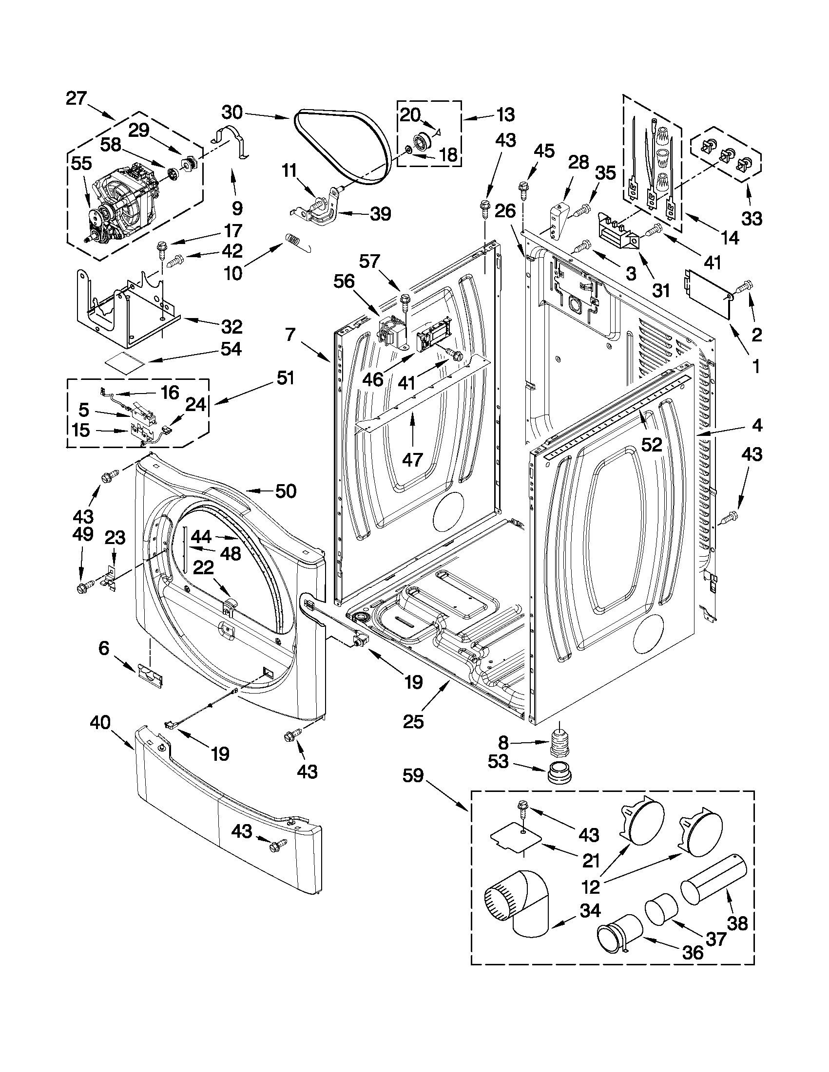 Cabinet parts