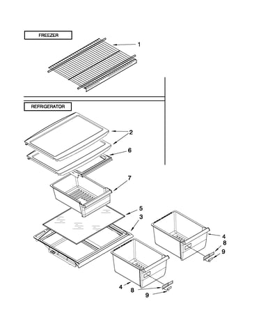 Shelf parts