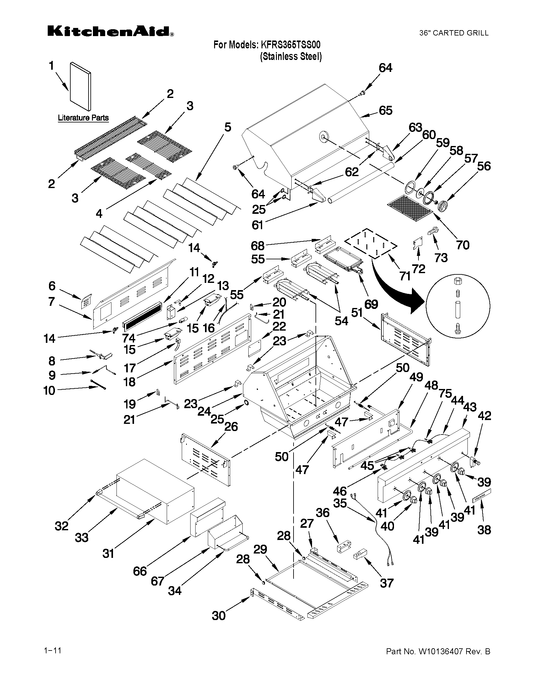 Grill parts