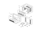 Whirlpool W5WCE065XW0 cabinet parts diagram