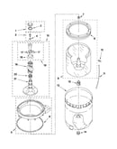 Agitator, basket and tub parts