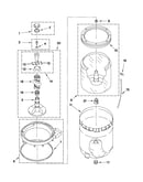 Agitator, basket and tub parts