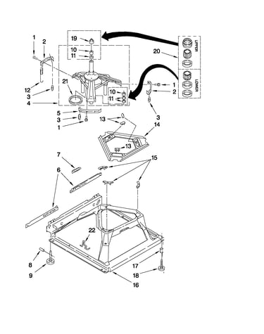 Machine base parts