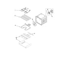 Whirlpool GBD279PVQ03 internal oven parts diagram