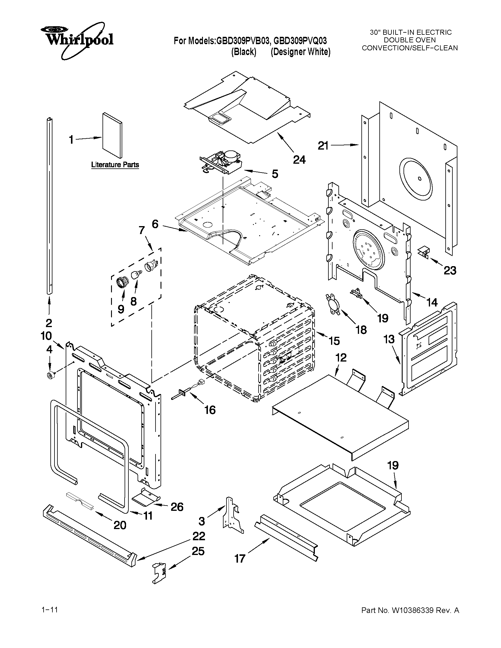 LOWER OVEN PARTS