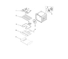 Whirlpool GBD309PVQ03 internal oven parts diagram
