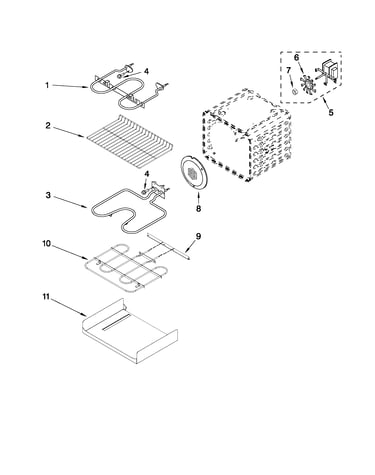 Internal oven parts