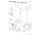KitchenAid KSC23C9EYB00 cabinet parts diagram