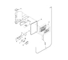 KitchenAid KSC23C9EYB00 dispenser front parts diagram