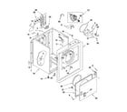 Whirlpool WED4890XQ0 cabinet parts diagram