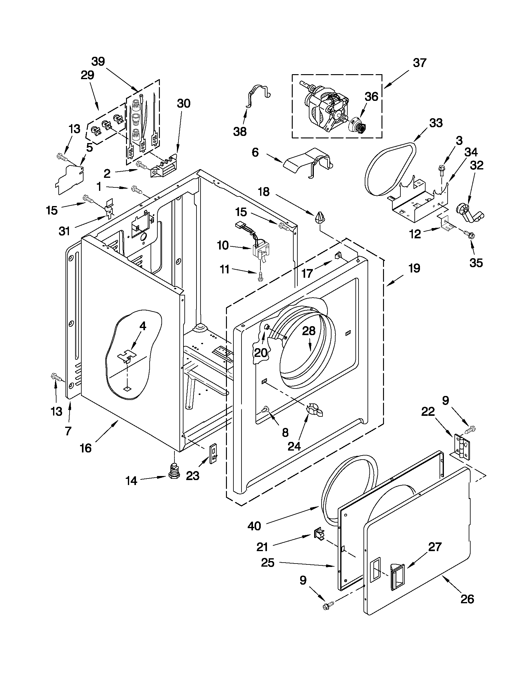 Cabinet parts