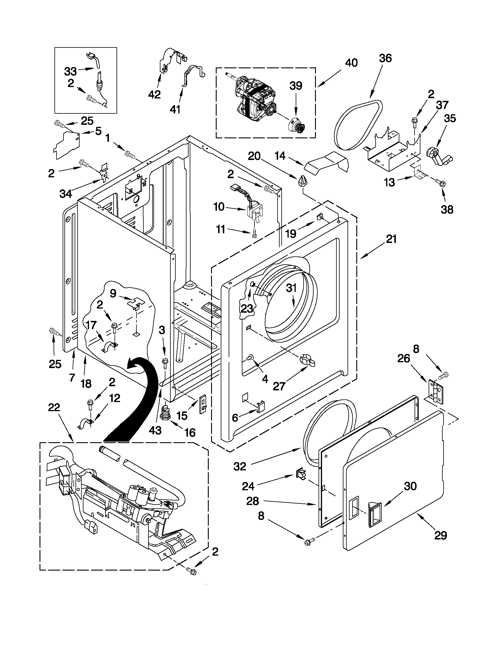 Cabinet parts