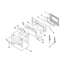 Oven door parts