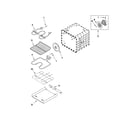 Whirlpool GBS309PVQ04 internal oven parts diagram